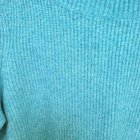 Talbots longsleeve boat neck pull over Sweater size medium blue - Picture 6 of 8